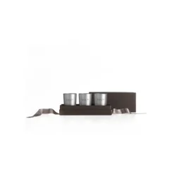 Culti Milano Environment-- Giftbox Candeline Ebano Esperide Velvet Silver - Gift Box - Room Fragrances - Fragrances - Luxury - Avvenice
