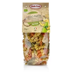 Dalla Costa Alimentare Pasta & Cereals-Dalla Costa - Organic Zoo Tricolor Pasta - Tomato and Spinach - Avvenice