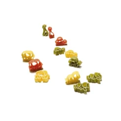 Dalla Costa Alimentare Pasta & Cereals-Dalla Costa - Organic Zoo Tricolor Pasta - Tomato and Spinach - Avvenice