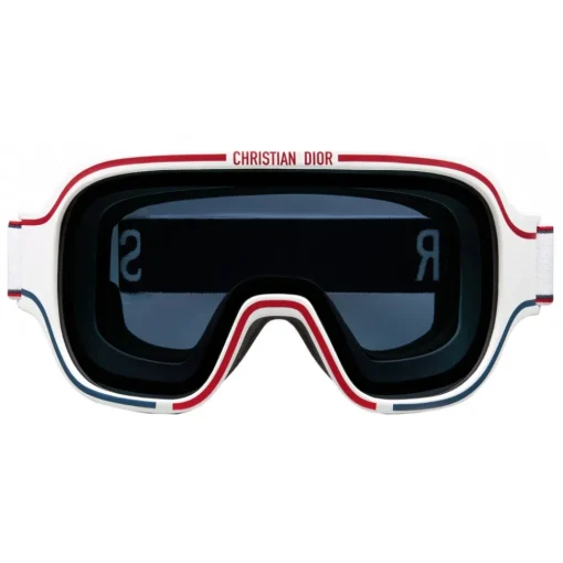 Dior Ski Googles-- Sunglasses - Alps M1U - White Blue Red - Eyewear - Avvenice