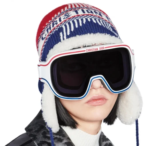 Dior Ski Googles-- Sunglasses - Alps M1U - White Blue Red - Eyewear - Avvenice