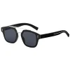 Dior Sunglasses & Eyewear-- Sunglasses - Fraction1 - Grey Metal - Eyewear - Avvenice