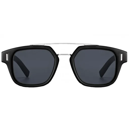 Dior Sunglasses & Eyewear-- Sunglasses - Fraction1 - Grey Metal - Eyewear - Avvenice