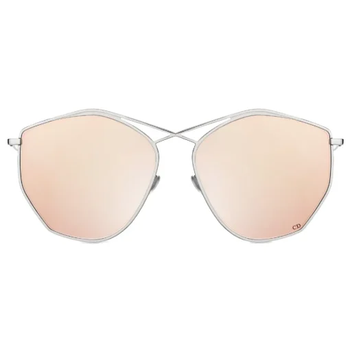 Dior Sunglasses & Eyewear-- Sunglasses - Stellaire4 - Silver & Pink - Eyewear - Avvenice