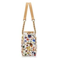 Divo Diva Bags-- Antibes - White - Leather Handbag - Made in Italy - Life is a Game Collection - Luxury High Quality - Avvenice