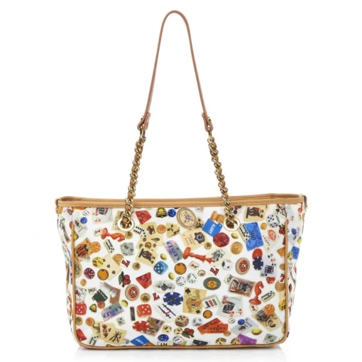 Divo Diva Bags-- Antibes - White - Leather Handbag - Made in Italy - Life is a Game Collection - Luxury High Quality - Avvenice