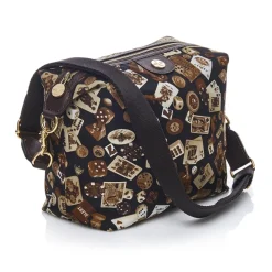 Divo Diva Bags-- Dublin - Dark Brown - Leather Handbag - Made in Italy - Life is a Game Collection - Luxury High Quality - Avvenice