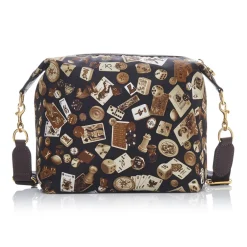 Divo Diva Bags-- Dublin - Dark Brown - Leather Handbag - Made in Italy - Life is a Game Collection - Luxury High Quality - Avvenice