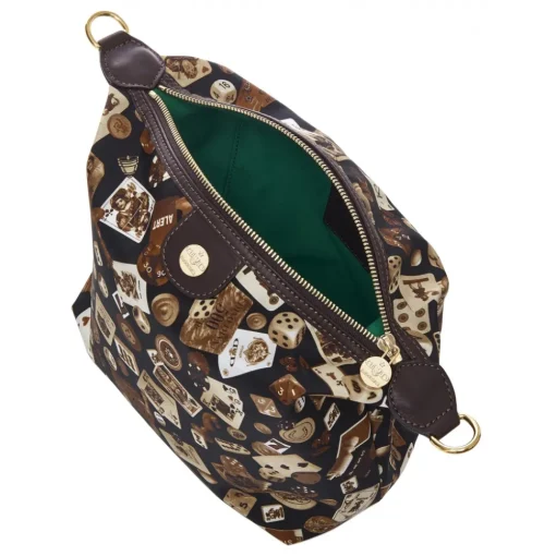 Divo Diva Bags-- Dublin - Dark Brown - Leather Handbag - Made in Italy - Life is a Game Collection - Luxury High Quality - Avvenice