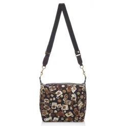 Divo Diva Bags-- Dublin - Dark Brown - Leather Handbag - Made in Italy - Life is a Game Collection - Luxury High Quality - Avvenice