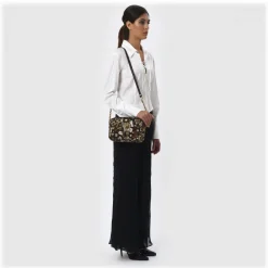 Divo Diva Bags-- Las Vegas - Dark Brown - Leather Handbag - Made in Italy - Life is a Game Collection - Luxury High Quality - Avvenice