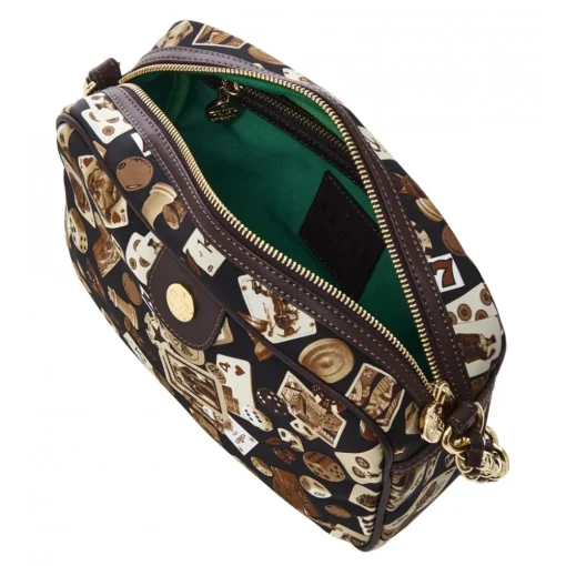 Divo Diva Bags-- Las Vegas - Dark Brown - Leather Handbag - Made in Italy - Life is a Game Collection - Luxury High Quality - Avvenice