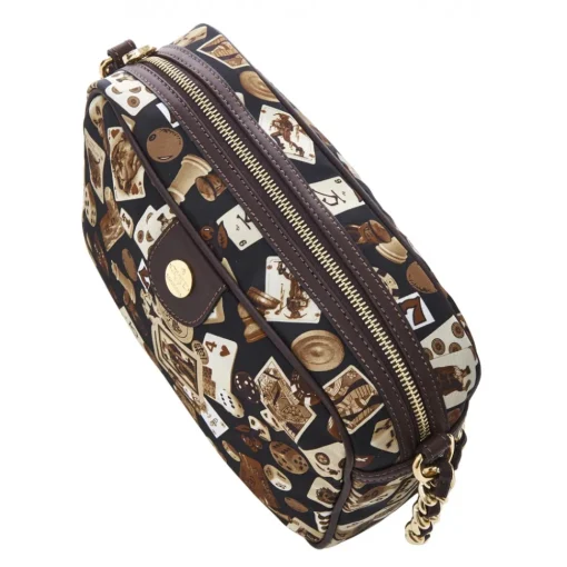 Divo Diva Bags-- Las Vegas - Dark Brown - Leather Handbag - Made in Italy - Life is a Game Collection - Luxury High Quality - Avvenice
