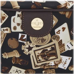 Divo Diva Bags-- Las Vegas - Dark Brown - Leather Handbag - Made in Italy - Life is a Game Collection - Luxury High Quality - Avvenice