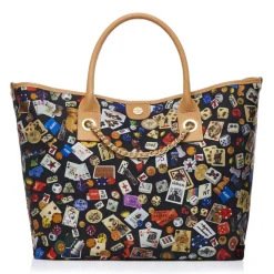 Divo Diva Bags-- Macao - Black - Leather Handbag - Made in Italy - Life is a Game Collection - Luxury High Quality - Avvenice