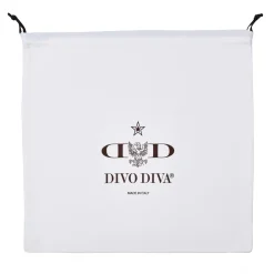 Divo Diva Bags-- Macao - Black - Leather Handbag - Made in Italy - Life is a Game Collection - Luxury High Quality - Avvenice