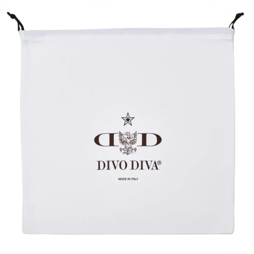 Divo Diva Bags-- Macao - Black - Leather Handbag - Made in Italy - Life is a Game Collection - Luxury High Quality - Avvenice