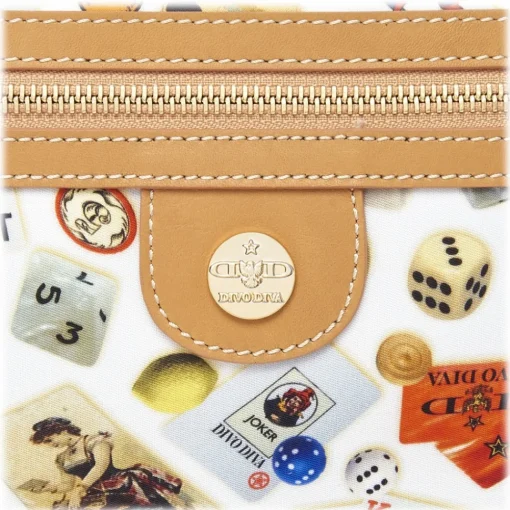 Divo Diva Bags-- Madrid - White - Leather Handbag - Made in Italy - Life is a Game Collection - Luxury High Quality - Avvenice