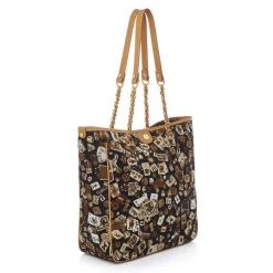 Divo Diva Bags-- Miami - Brown - Leather Handbag - Made in Italy - Life is a Game Collection - Luxury High Quality - Avvenice