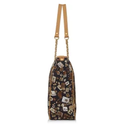 Divo Diva Bags-- Miami - Brown - Leather Handbag - Made in Italy - Life is a Game Collection - Luxury High Quality - Avvenice