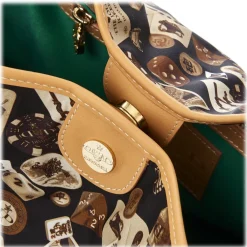 Divo Diva Bags-- Miami - Brown - Leather Handbag - Made in Italy - Life is a Game Collection - Luxury High Quality - Avvenice