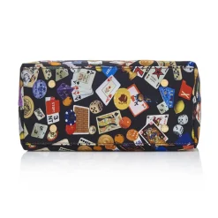 Divo Diva Bags-- Niagara - Dark Black - Leather Handbag - Made in Italy - Life is a Game Collection - Luxury High Quality - Avvenice