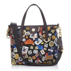 Divo Diva Bags-- Niagara - Dark Black - Leather Handbag - Made in Italy - Life is a Game Collection - Luxury High Quality - Avvenice