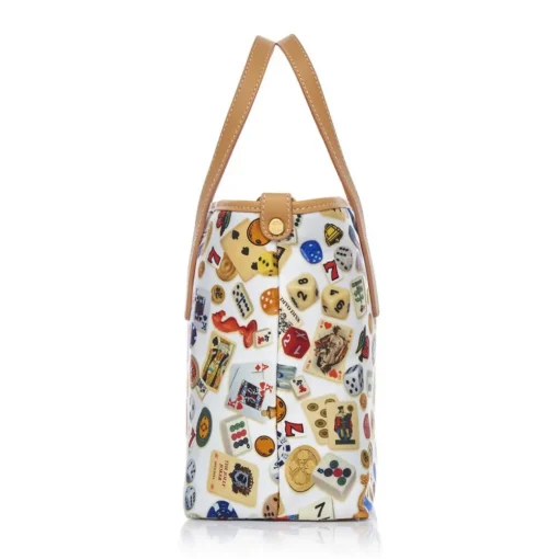 Divo Diva Bags-- Niagara - White - Leather Handbag - Made in Italy - Life is a Game Collection - Luxury High Quality - Avvenice