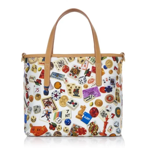 Divo Diva Bags-- Niagara - White - Leather Handbag - Made in Italy - Life is a Game Collection - Luxury High Quality - Avvenice