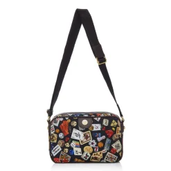 Divo Diva Bags-- Seoul - Dark Black - Leather Handbag - Made in Italy - Life is a Game Collection - Luxury High Quality - Avvenice
