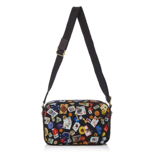 Divo Diva Bags-- Seoul - Dark Black - Leather Handbag - Made in Italy - Life is a Game Collection - Luxury High Quality - Avvenice