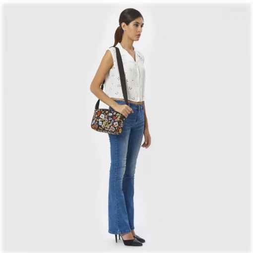 Divo Diva Bags-- Seoul - Dark Black - Leather Handbag - Made in Italy - Life is a Game Collection - Luxury High Quality - Avvenice