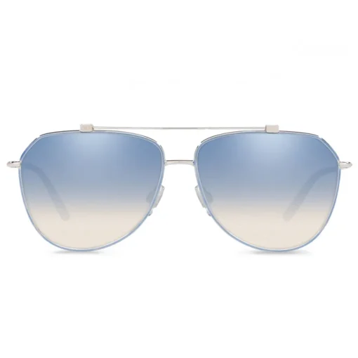 Dolce & Gabbana Eyewear Sunglasses & Eyewear-Dolce & Gabbana - Aviator Pilot Sunglasses - Silver Blue - Dolce & Gabbana Eyewear - Avvenice