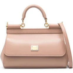 Dolce & Gabbana Bags-Dolce & Gabbana - Beige Hand Bag - Dolce & Gabbana Exclusive Luxury Collection - Avvenice