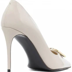 Dolce & Gabbana Shoes-Dolce & Gabbana - Beige Lollo Pumps - Dolce & Gabbana Exclusive Luxury Collection - Avvenice