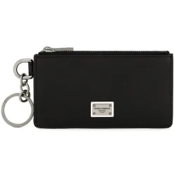 Dolce & Gabbana Wallets-Dolce & Gabbana - Black Wallet - Dolce & Gabbana Exclusive Luxury Collection - Avvenice