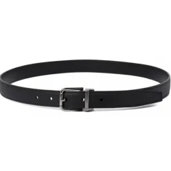 Dolce & Gabbana Belts-Dolce & Gabbana - Black Belt - Dolce & Gabbana Exclusive Luxury Collection - Avvenice