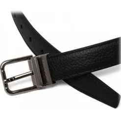 Dolce & Gabbana Belts-Dolce & Gabbana - Black Belt - Dolce & Gabbana Exclusive Luxury Collection - Avvenice