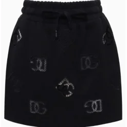 Dolce & Gabbana Skirts-Dolce & Gabbana - Black Skirt - Dolce & Gabbana Exclusive Luxury Collection - Avvenice