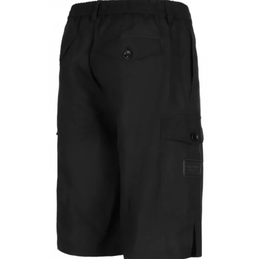 Dolce & Gabbana Trousers-Dolce & Gabbana - Black Cargo Shorts - Dolce & Gabbana Exclusive Luxury Collection - Avvenice