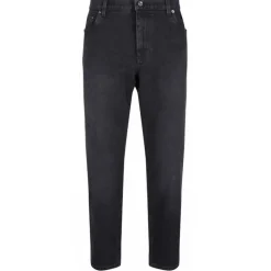 Dolce & Gabbana Trousers-Dolce & Gabbana - Black Tapered Leg Jeans - Dolce & Gabbana Exclusive Luxury Collection - Avvenice