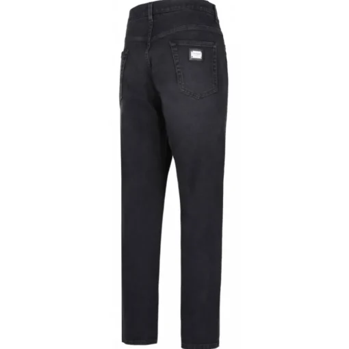 Dolce & Gabbana Trousers-Dolce & Gabbana - Black Tapered Leg Jeans - Dolce & Gabbana Exclusive Luxury Collection - Avvenice