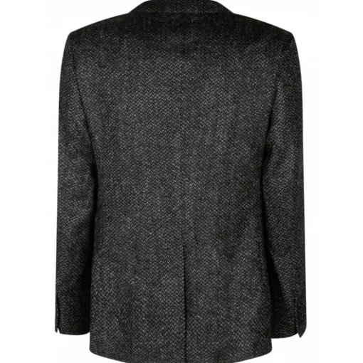 Dolce & Gabbana Jackets-Dolce & Gabbana - Black and Grey Bouclé Blazer - Dolce & Gabbana Exclusive Luxury Collection - Avvenice