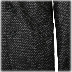Dolce & Gabbana Jackets-Dolce & Gabbana - Black and Grey Bouclé Blazer - Dolce & Gabbana Exclusive Luxury Collection - Avvenice