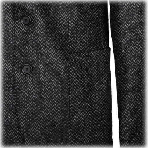 Dolce & Gabbana Jackets-Dolce & Gabbana - Black and Grey Bouclé Blazer - Dolce & Gabbana Exclusive Luxury Collection - Avvenice