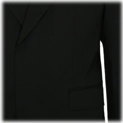 Dolce & Gabbana Jackets-Dolce & Gabbana - Black Single Breasted Blazer - Dolce & Gabbana Exclusive Luxury Collection - Avvenice