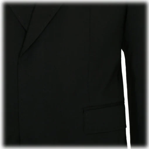 Dolce & Gabbana Jackets-Dolce & Gabbana - Black Single Breasted Blazer - Dolce & Gabbana Exclusive Luxury Collection - Avvenice