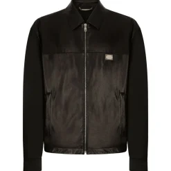 Dolce & Gabbana Jackets-Dolce & Gabbana - Black Jacket - Dolce & Gabbana Exclusive Luxury Collection - Avvenice