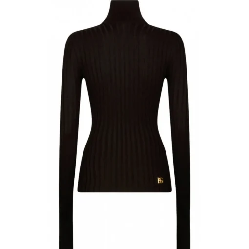Dolce & Gabbana Knitwears-Dolce & Gabbana - Brown Cashmere Sweater - Dolce & Gabbana Exclusive Luxury Collection - Avvenice