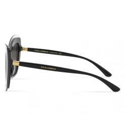 Dolce & Gabbana Eyewear Sunglasses & Eyewear-Dolce & Gabbana - Butterfly Sunglasses Double Line - Gold on Black - Dolce & Gabbana Eyewear - Avvenice